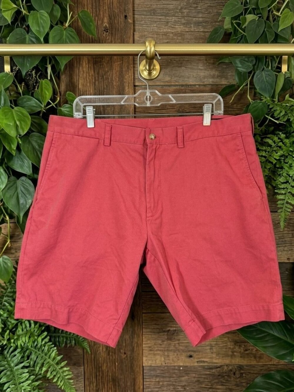 Polo Ralph Lauren Chino Shorts Men Size 38 Nantucket Red Preppy Nautical Golf